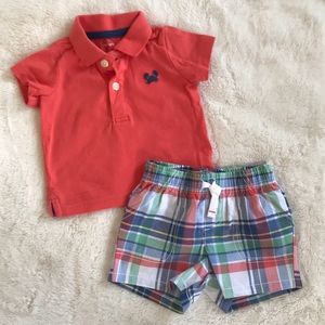 4 outfits- baby boy summer lot ☀️